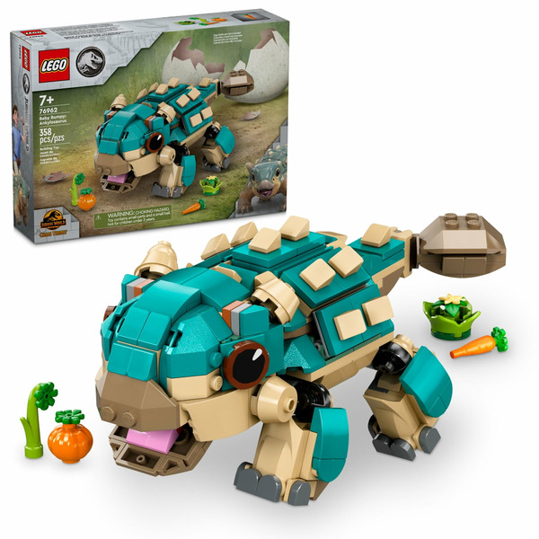 Walmart LEGO Jurassic World Baby Bumpy Ankylosaurus Dinosaur Toy