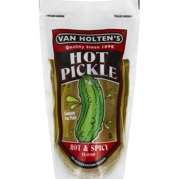 Van Holten's Pickle, Kosher, Hot & Spicy Flavor, Large (1 each) Instacart