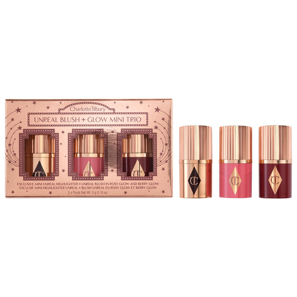 Charlotte Tilbury Beauty Mini Unreal Blush & Glow Trio