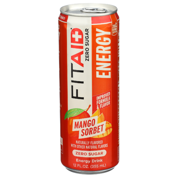 Life Aid Drinks FITAID Clean Energy Performance and Recovery - Mango Sorbet
