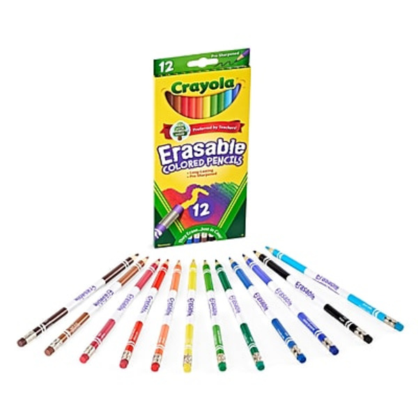 Crayola Pencils, Colored, Erasable