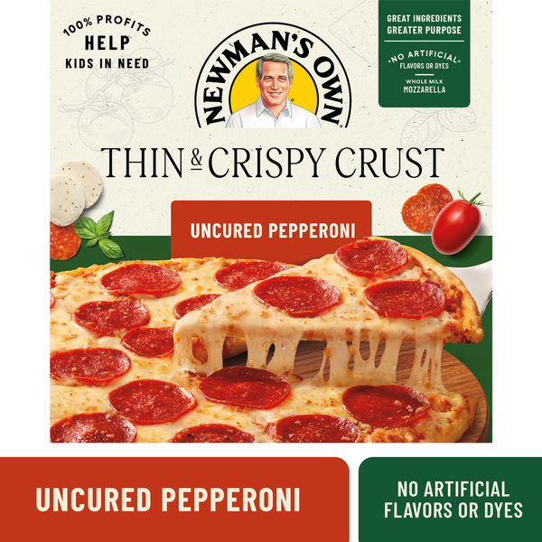 Newman's Own Thin & Crispy Crust Uncured Pepperoni Pizza