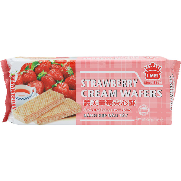 I-Mei Strawberry Cream Wafer