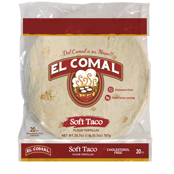 El Comal Soft Taco Flour Tortillas