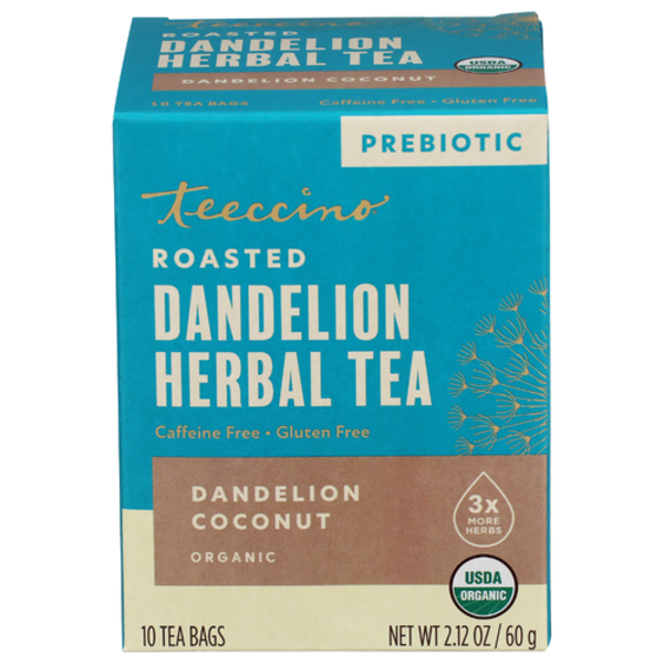 Teeccino Organic Dandelion Coconut Herbal Tea