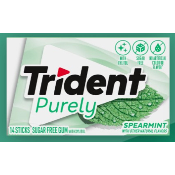 Trident Purely Spearmint (14 pieces)