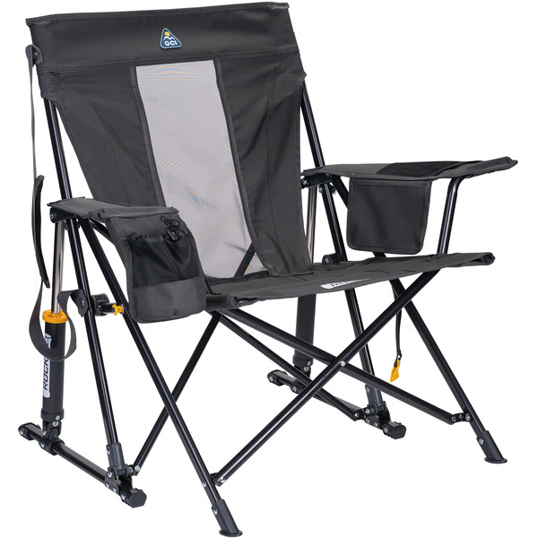 GCI Outdoor Kickback Rocker Chair 2.0 - Dark Charcoal