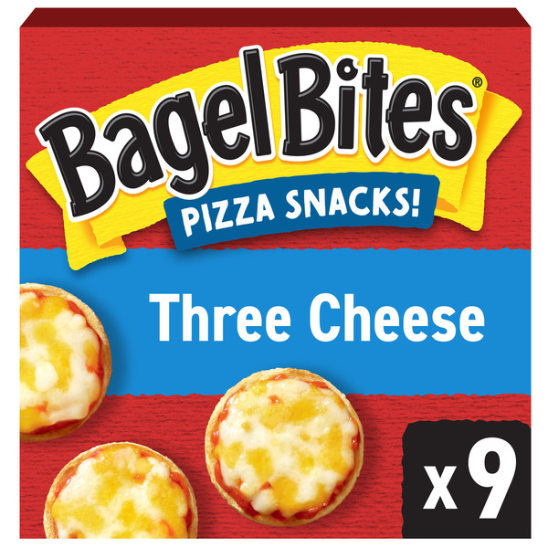 Bagel Bites Three Cheese Mini Pizza Bagel Frozen Food Snacks
