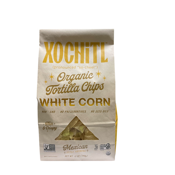 Xochitl Organic Mexican White Corn Tortilla Chips