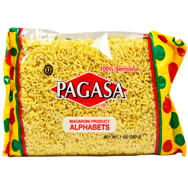 Pagasa Macaroni Product Alphabets