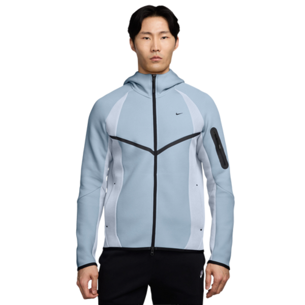 Nike Men's Tech Fleece Pro Wear Full-Zip Jacket, M - Gray/Blue/Black