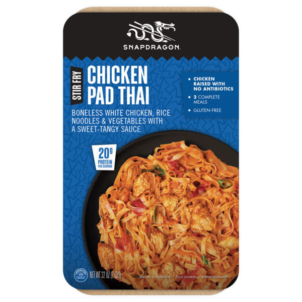 Costco Snapdragon Stir Fry Chicken Pad Thai, 16 oz, 2-count Same