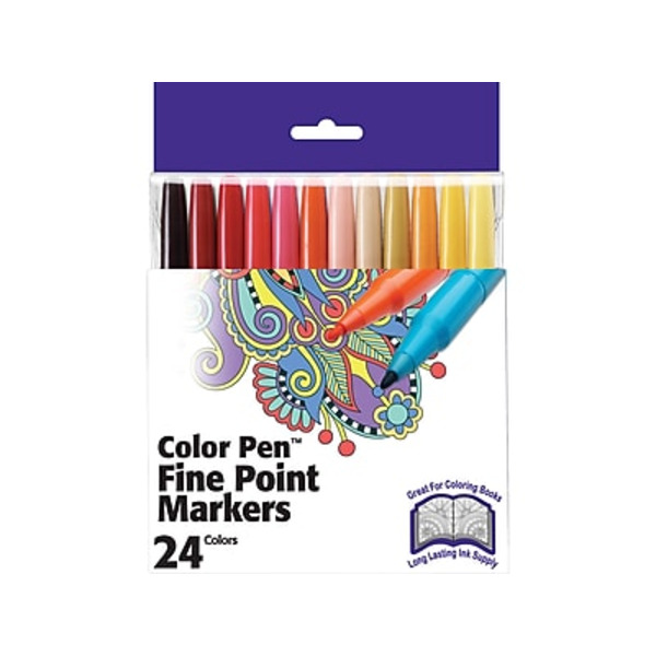 Pentel Assorted Color Felt Pen Set