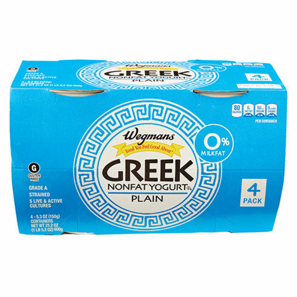 Wegmans Wegmans Plain Nonfat Greek Strained Yogurt Same-Day Delivery or ...