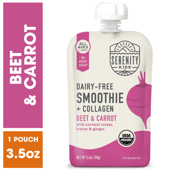Serenity Kids Beet & Carrot Dairy Free Smoothie + Protein Same-Day