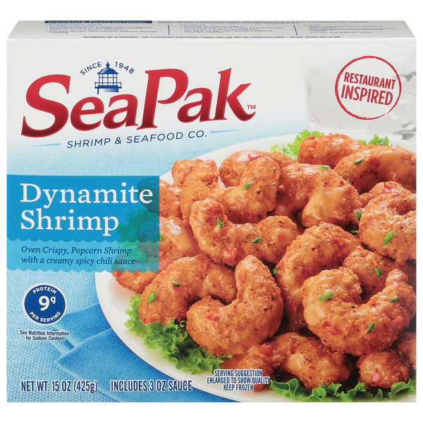 Food Lion SeaPak Dynamite Shrimp, Popcorn Shrimp with Creamy Spicy