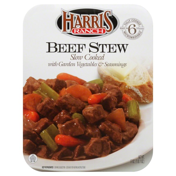 Harris Ranch Beef Stew, Slow Cooked, with Garden Vegetables & Seasonings (17 oz) Instacart