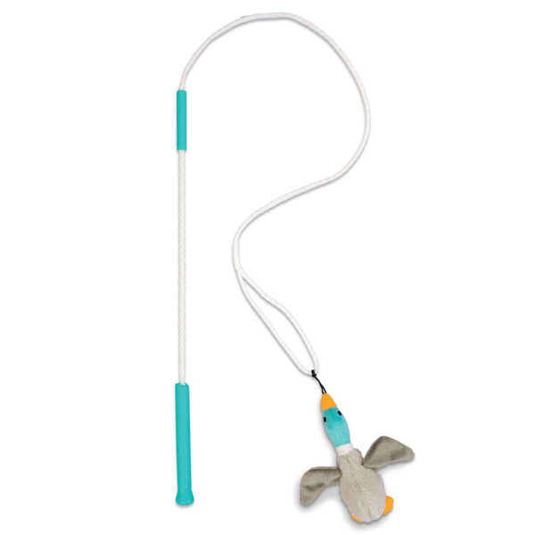 Outward Hound Tail Teaser Wand Interactive Dog Toy