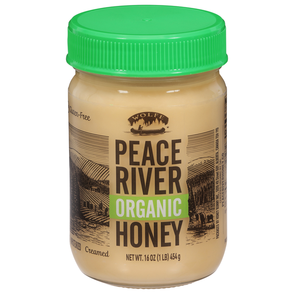 Wolfe Honey, Organic, Creamed, Peace River