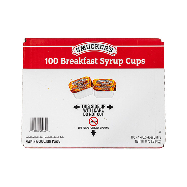 Smucker's Breakfast Syrup Portion Control Cups, 1.4 oz each - 100 ct
