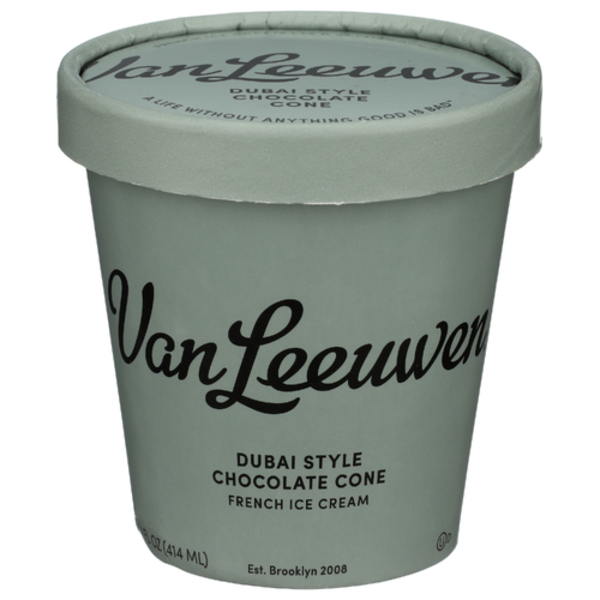 Van Leeuwen Dubai Style Chocolate Cone French Ice Cream