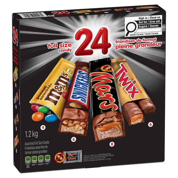 Mars Assorted Full Size Chocolate Bars Variety Pack