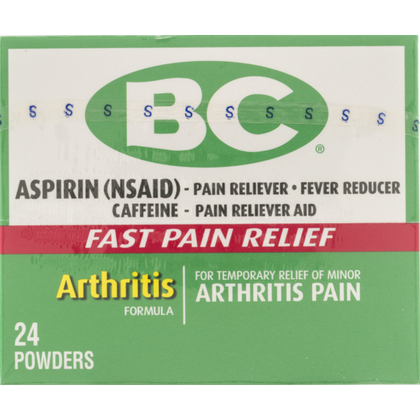 BC Aspirin Powder Arthritis Pain (24 ct) Instacart