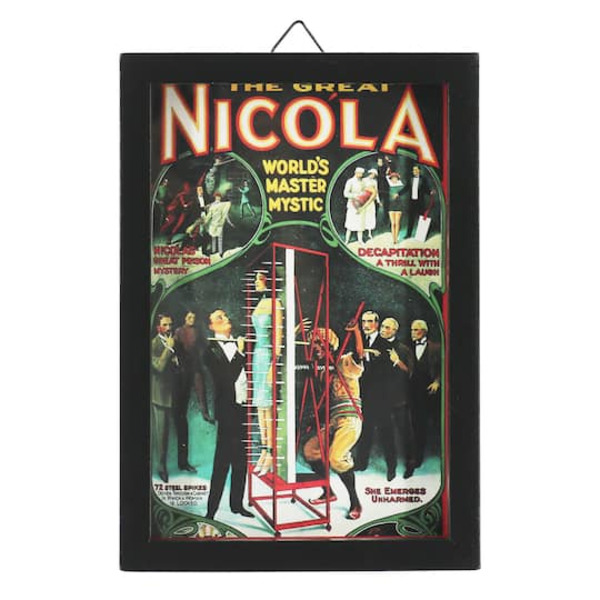 Ashland The Great Nicola Framed Tabletop Decor - Black
