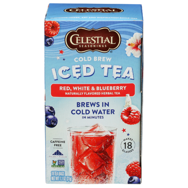 Sprouts Cold Tea Celestial Cold Brew Red, White & Blueberry Iced Tea Same-Day Delivery ...