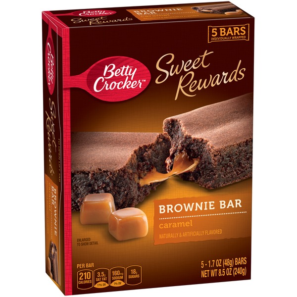 Betty Crocker Caramel Brownie Bars Sweet Rewards (1.7 oz) Instacart
