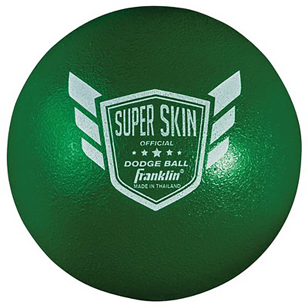 Franklin Sports Superskin Dodge Ball, 6 Inch - Green