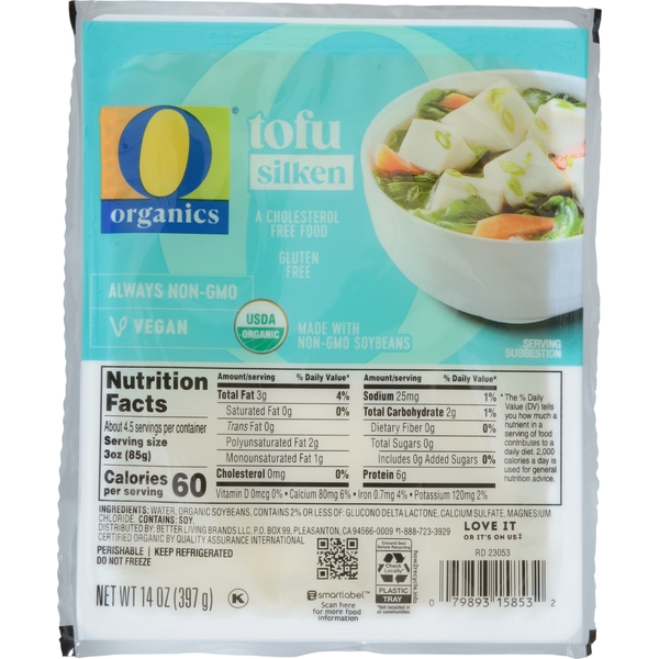 O Organics Tofu, Silken