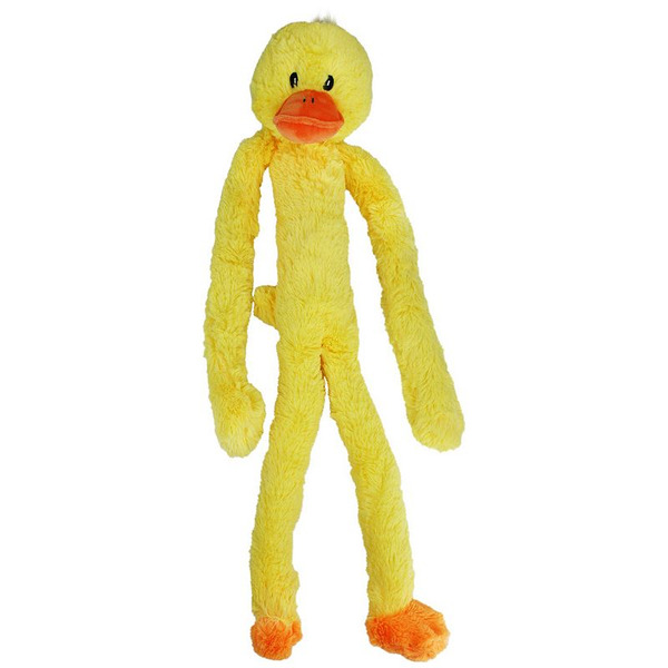 Multipet International 30" Yellow Swingin Slevins Plush Dog Toy