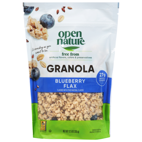 Open Nature Granola, Blueberry Flax