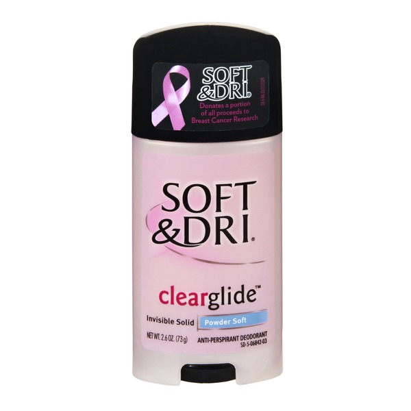 Soft Dri Clearglide Powder Soft Invisible Solid Deodorant 2 6 Oz Instacart