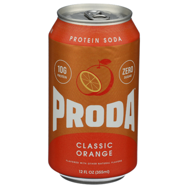 Proda Soda Classic Orange Protein Soda