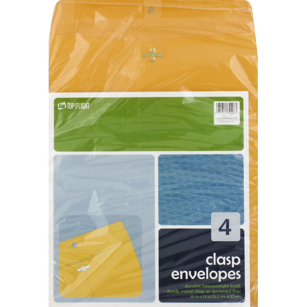 Top Flight Clasp Envelopes 10