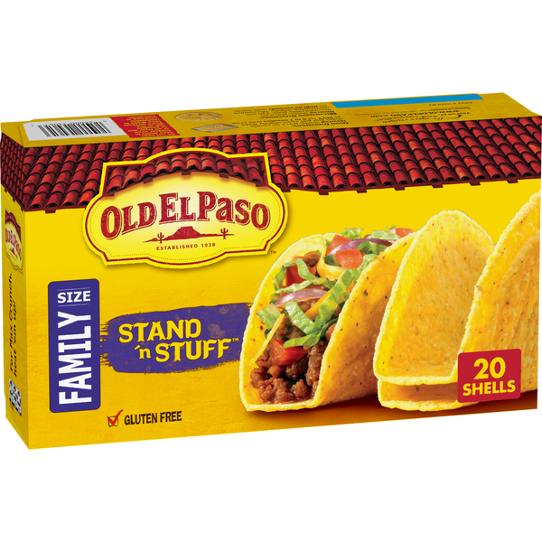 Old El Paso Stand 'N Stuff Family Size Taco Shells