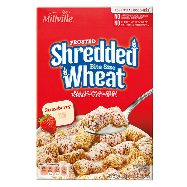Millville Strawberry Frosted Shredded Wheat