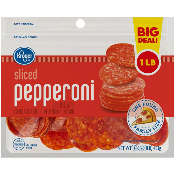 Kroger Kroger Sliced Pepperoni SameDay Delivery or Pickup Instacart