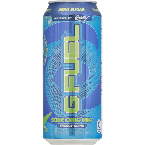 G FUEL Energy Drink, Zero Sugar, Sour Chug Rug Same-Day