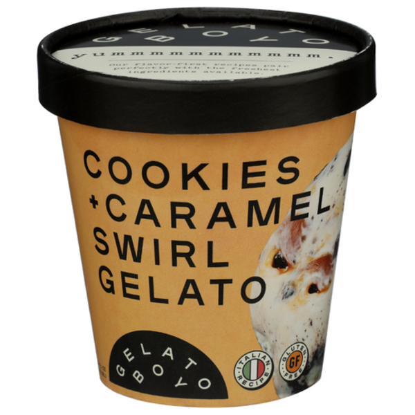 Gelato Boy Cookies+Caramel Swirl Gelato
