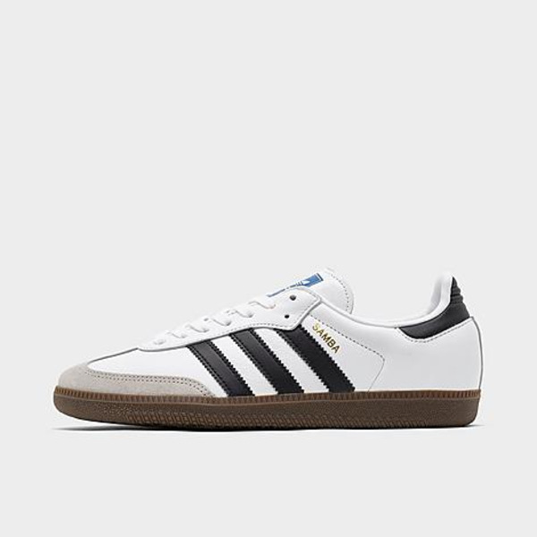 adidas Women's Samba OG Medium Width Shoes, Size 9 - White & Black