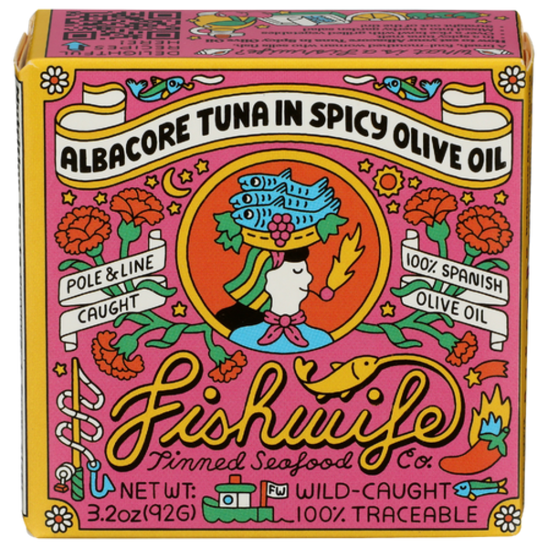 Fishwife Tinned Seafood Co. Albacore Tuna In Spicy Olive Oil