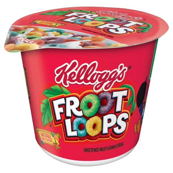 Kellogg's Froot Loops - Cereal -In-a -Cup - 6/1.5 oz