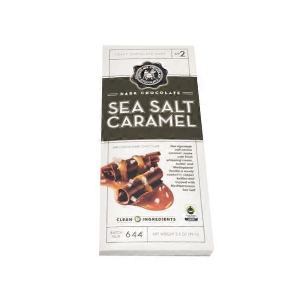 Sea Salt Caramel Dark Chocolate Bar Ccc 3 5 Oz From Schnucks