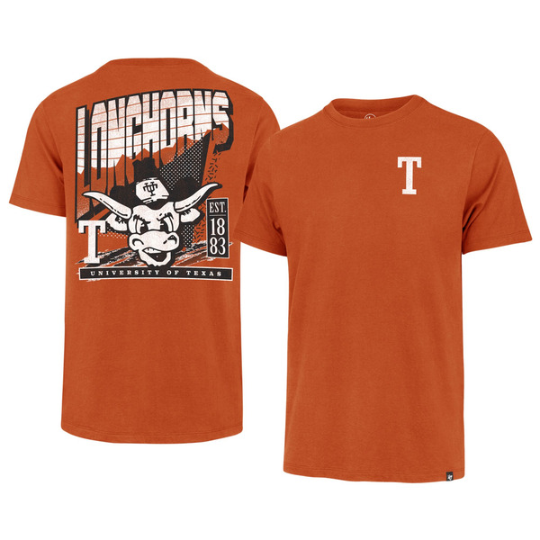 '47 Men's Texas Longhorns Reppin' T-Shirt, XL - Spiced Orange