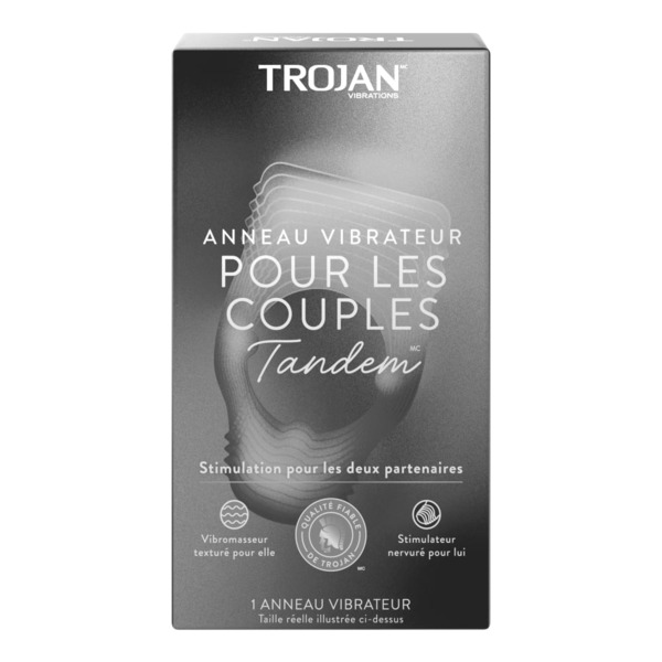 vibrating tongue piercing porn Trojan Tandem Couples Vibrating Ring Same-Day Delivery