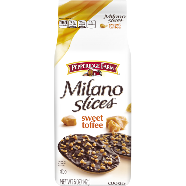 Pepperidge Farm® Milano Slices® Sweet Toffee Cookies (5 oz) Instacart