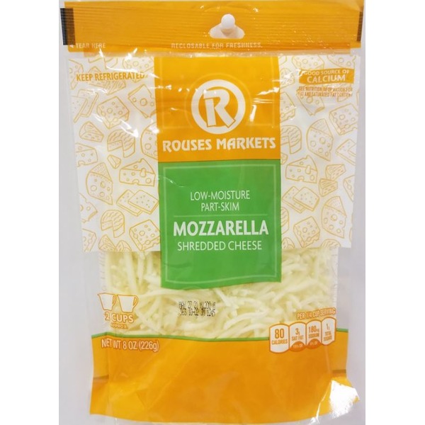 Rouses Low-Moisture Part-Skim Mozzarella Shredded Cheese Same-Day ...